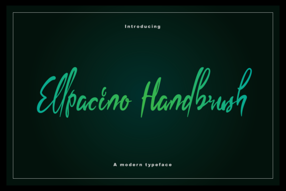 Ellpacino Handbrush Font - Featured Image
