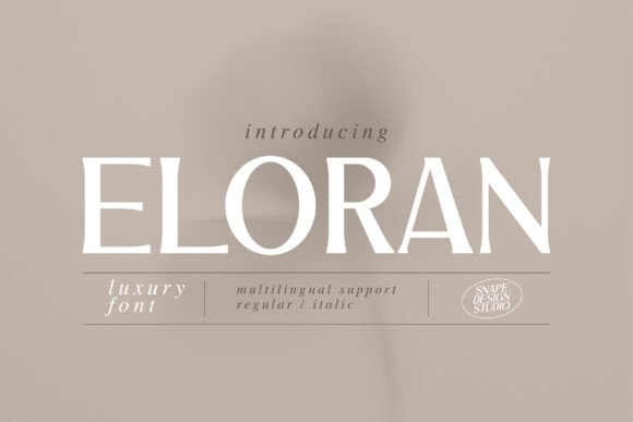 Eloran Font - Featured Image