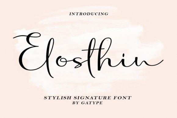Elosthin Font - Featured Image