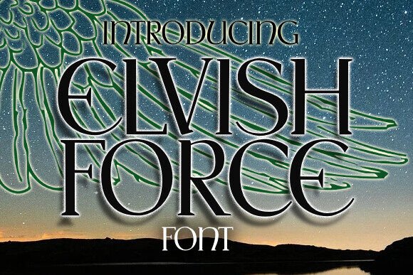 Elvish Force Font - Featured Image