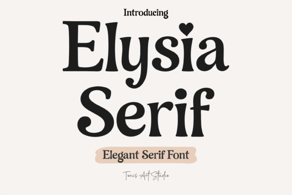 Elysia Serif Font - Featured Image