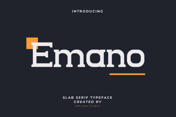 Emano Font - Featured Image