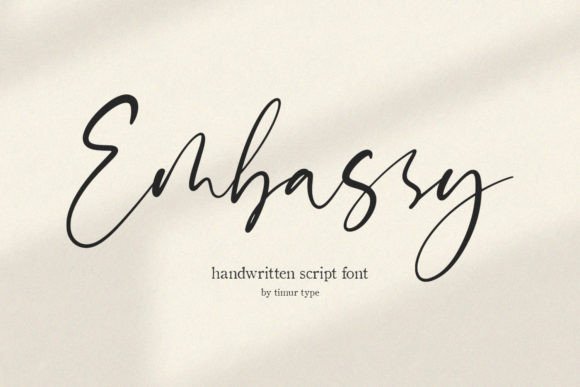 Embassy Font - Featured Image