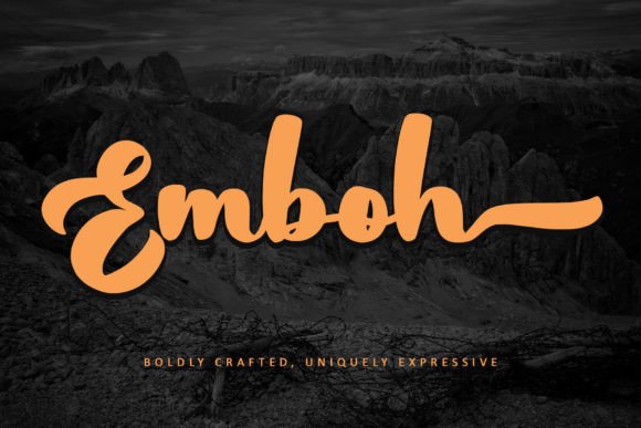 Emboh Font - Featured Image