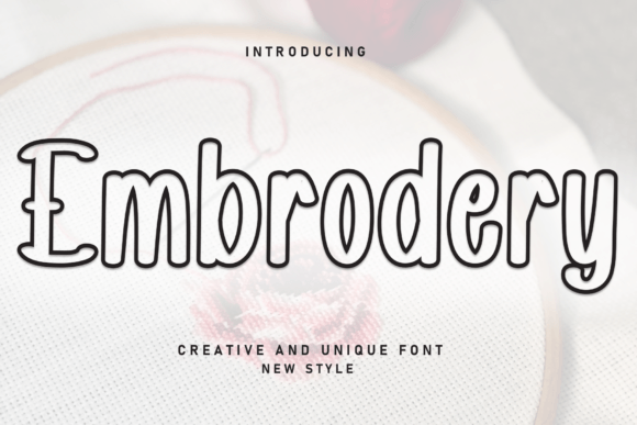 Embrodery Font - Featured Image