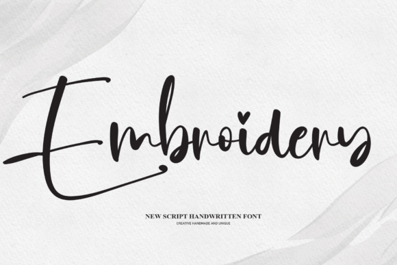 Embroidery Font - Featured Image