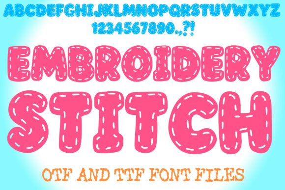 Embroidery Stitch Sewing Alphabet Letter Font - Featured Image