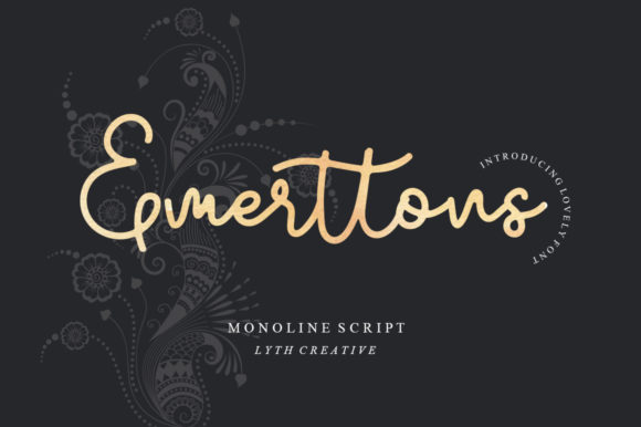 Emerttons Font - Featured Image
