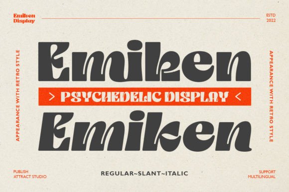 Emiken Font - Featured Image