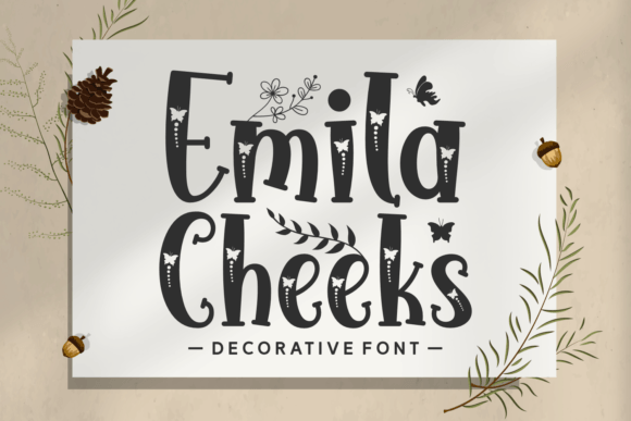 Emila Cheeks Font - Featured Image