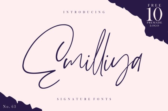 Emilliya Font - Featured Image