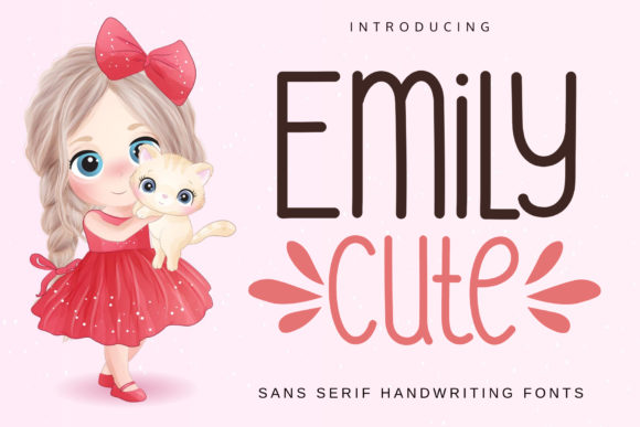 Emily Cute Font - Featured Image