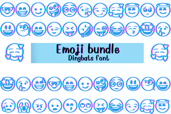 Emoji Bundle Font - Featured Image