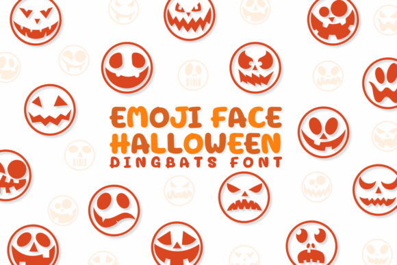 Emoji Face Halloween Font - Featured Image