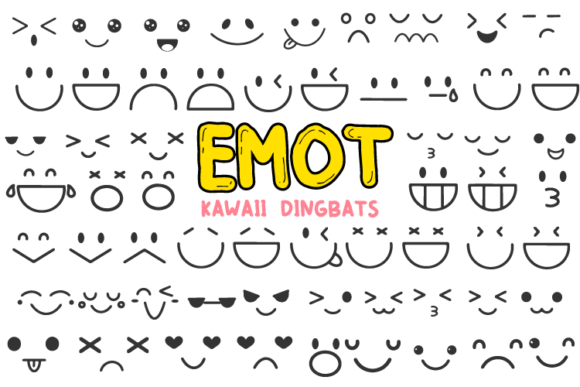 Emot Font - Featured Image