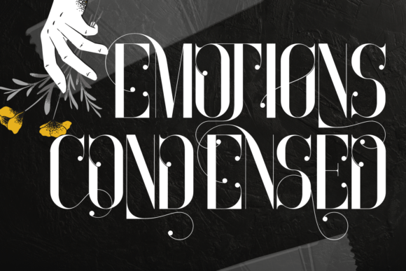 Emotions Condensed Font - Featured Image