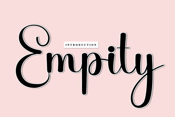 Empity Font - Featured Image
