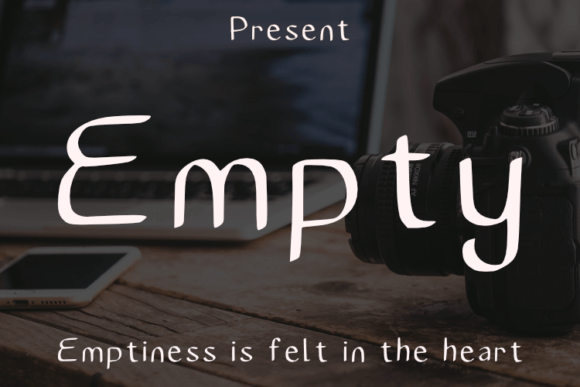 Empty Font - Featured Image