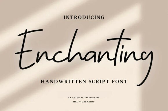 Enchanting Script Font - Featured Image