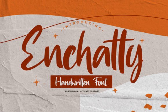 Enchatty Font - Featured Image