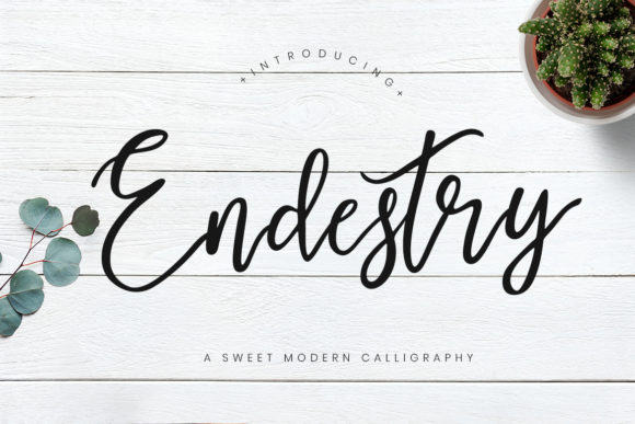 Endestry Font - Featured Image