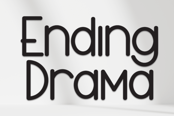 Ending Drama Font - Featured Image