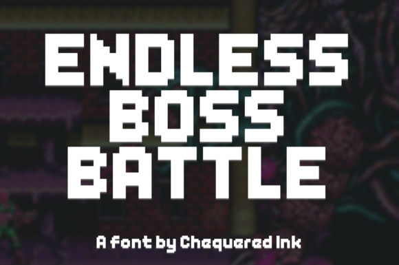 Endless Boss Battle Font - Featured Image