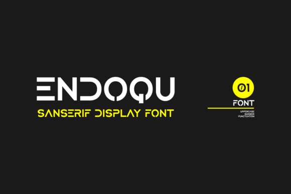 Endoqu Font - Featured Image