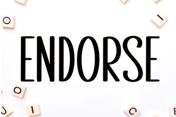 Endorse Font - Featured Image