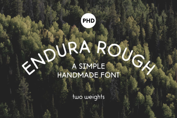 Endura Rough Font - Featured Image