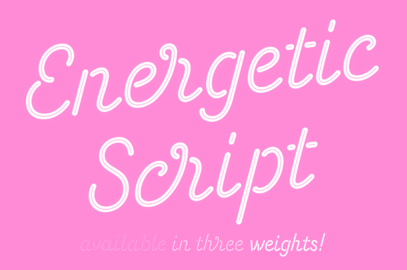 Energetic Script Font - Featured Image