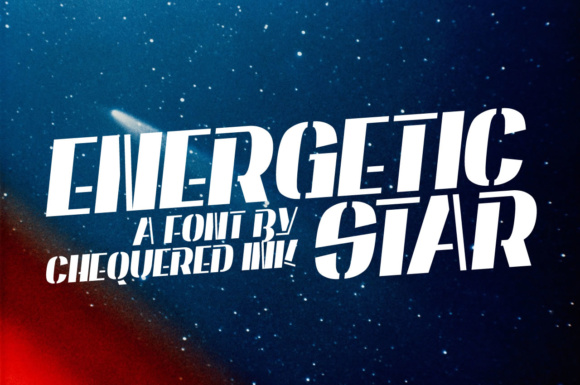 Energetic Star Font - Featured Image