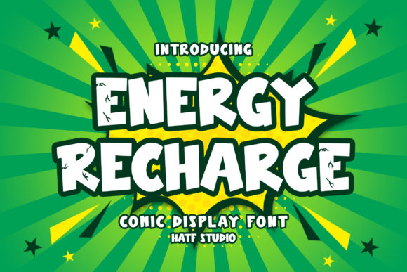 Energy Recharge Font - Featured Image