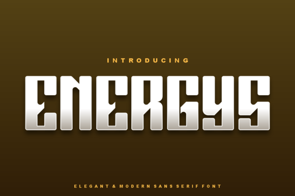 Energys Font - Featured Image
