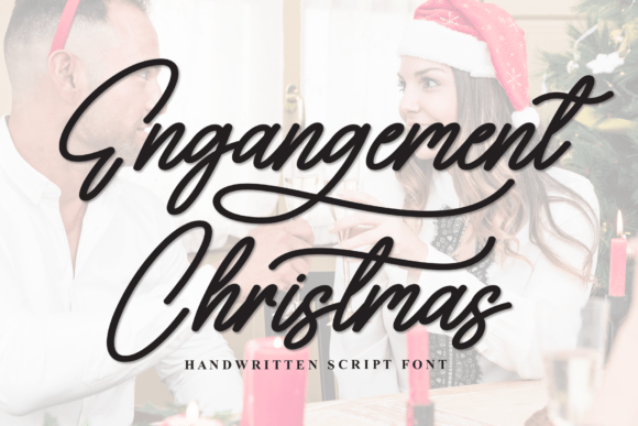 Engangement Christmas Font - Featured Image