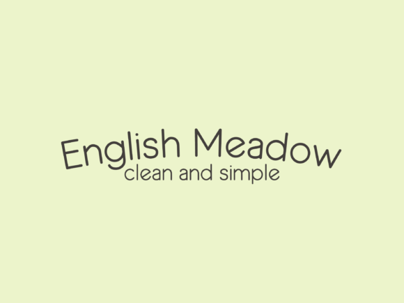 English Meadow Font - Featured Image