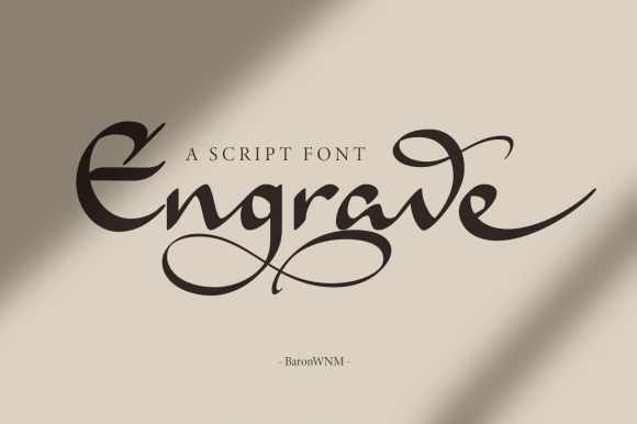 Engrave Font - Featured Image