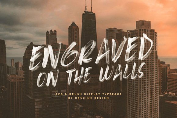 Engraved on the Walls Font - Featured Image