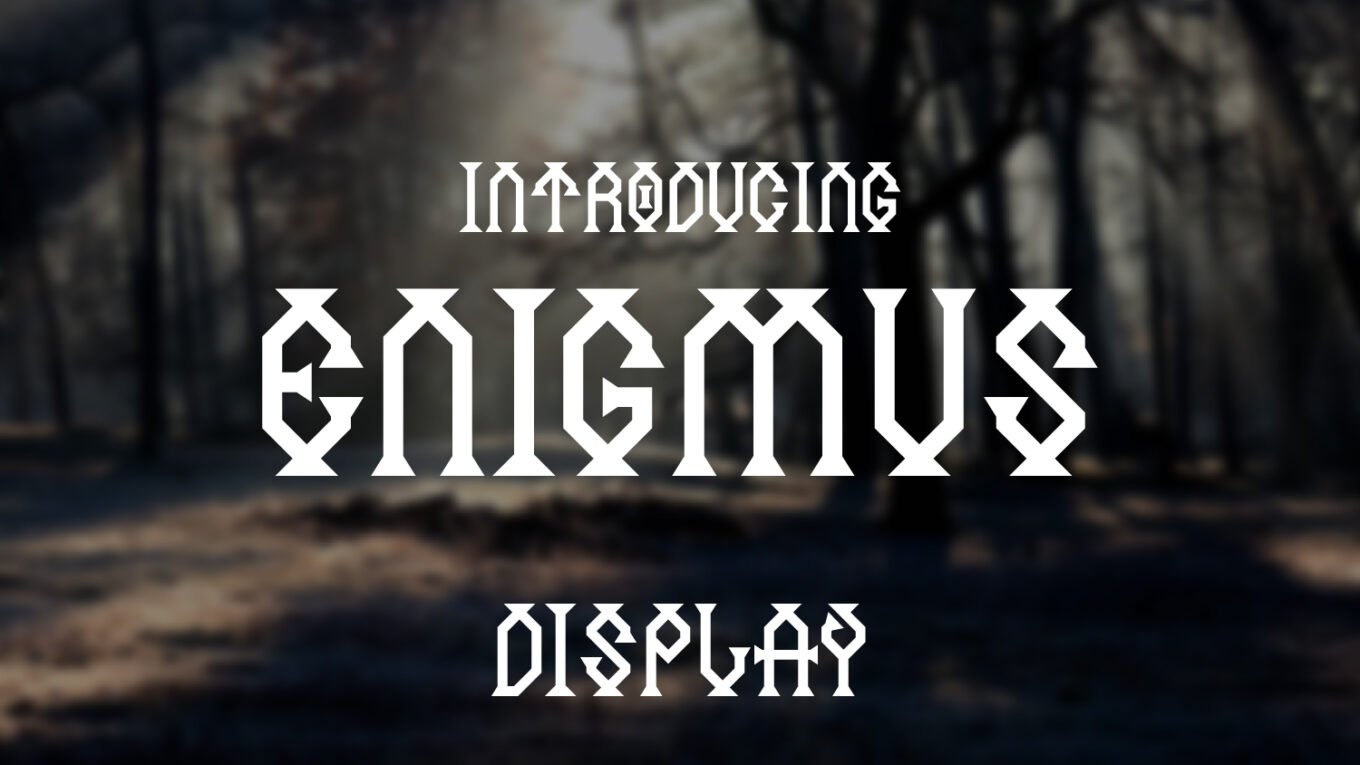 Enigmus Font - Featured Image