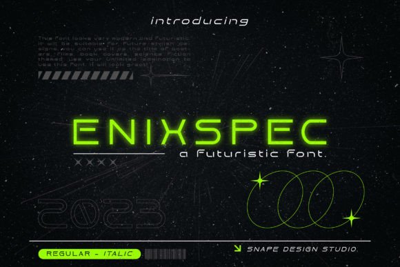 Enixspec Font - Featured Image