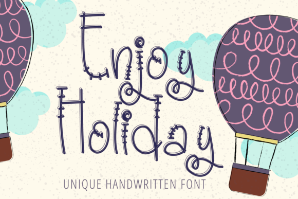 Enjoy Holiday Font - Featured Image