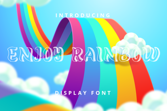 Enjoy Rainbow Font - Featured Image