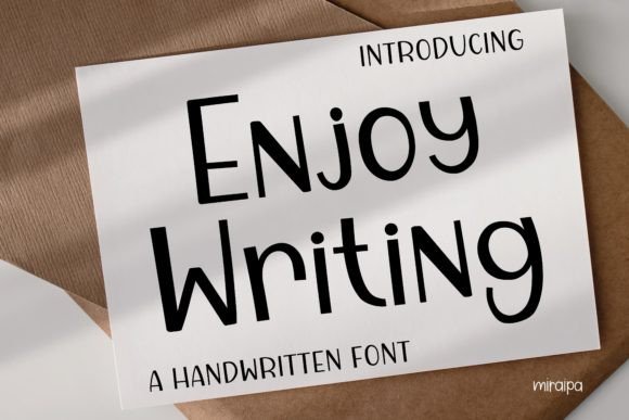 Enjoy Writing Font - Featured Image