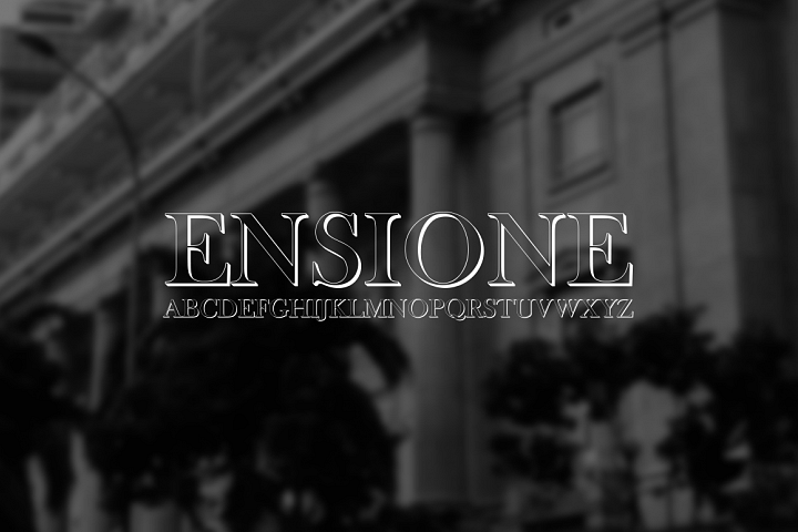 Ensione Font - Featured Image