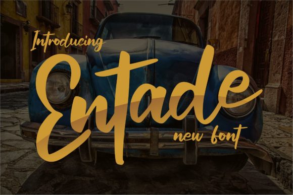 Entade Script Font - Featured Image