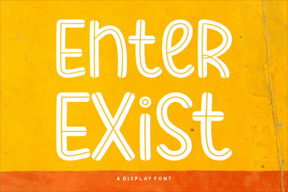 Enter Exist Font - Featured Image