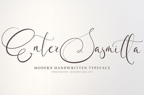 Enter Sasmitta Font - Featured Image