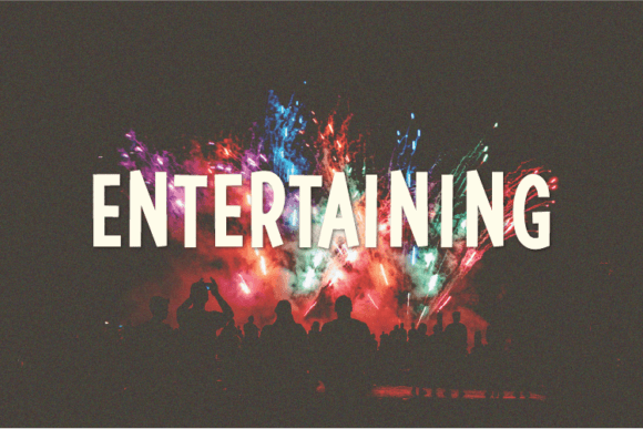 Entertaining Font - Featured Image