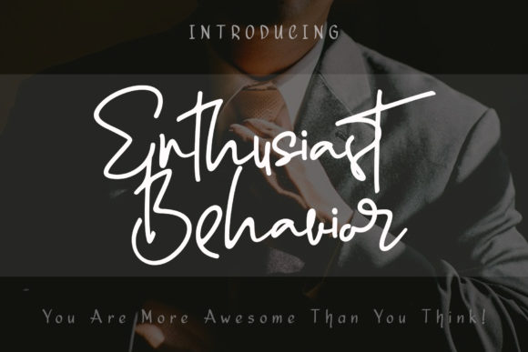 Enthusiast Behavior Font - Featured Image