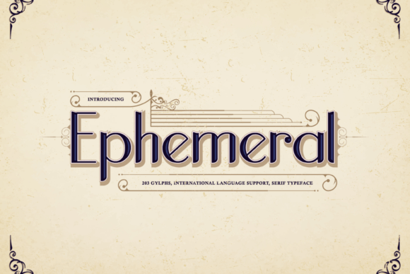 Ephemeral Font - Featured Image